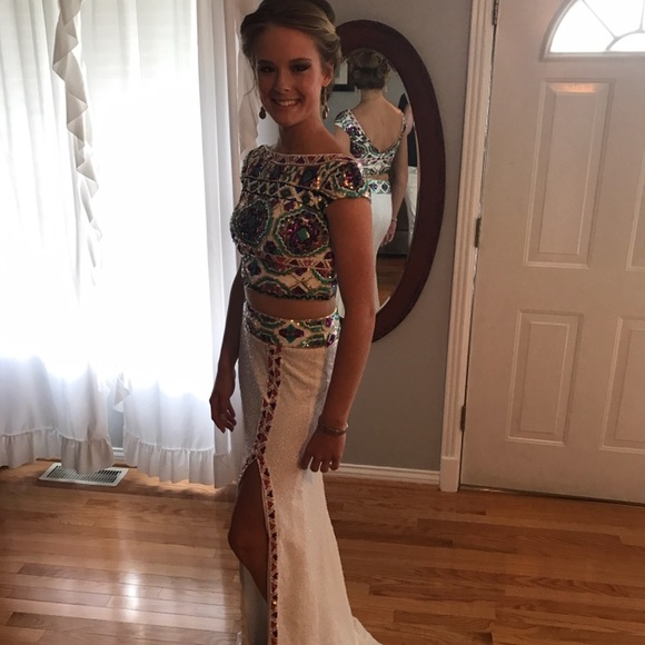 Sherri Hill two piece size 6 - Picture 3 of 3